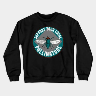 Support Fly Pollinators Crewneck Sweatshirt